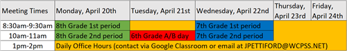 Wk5 Schedule 